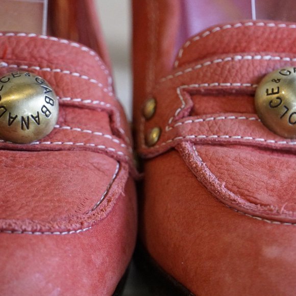 Dolce & Gabbana Red Suede Pumps size 40 us 7.5 - Picture 2 of 8